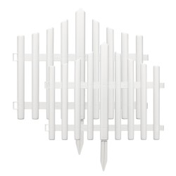 12x Plastic Fence Courtyard Indoor Garden Edging Border Panel Flower Yard Decorations 12x Plastic Fence Courtyard Indoor Garden Edging Border Panel Flower Yard Decorations