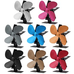 1350RPM 4 Leaves Stove Fan Heat Powered Motor Energy Saving Fireplace EcoFan Kit 1350RPM 4 Leaves Stove Fan Heat Powered Motor Energy Saving Fireplace EcoFan Kit