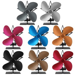 1350RPM 4 Leaves Stove Fan Heat Powered Motor Energy Saving Fireplace EcoFan Kit 1350RPM 4 Leaves Stove Fan Heat Powered Motor Energy Saving Fireplace EcoFan Kit