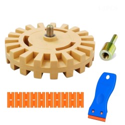 13pcs Sticker Decal Glue Removal Tool Eraser Wheel Cleaning Scraper 13pcs Sticker Decal Glue Removal Tool Eraser Wheel Cleaning Scraper
