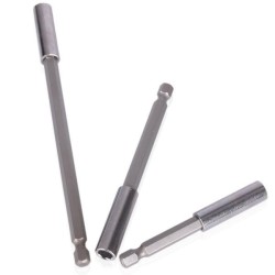 1/4 Inch Hex Shank Magnetic Bit Holder Screwdriver Bit Extension Tip Bar 60mm/100mm/150mm 1/4 Inch Hex Shank Magnetic Bit Holder Screwdriver Bit Extension Tip Bar 60mm/100mm/150mm