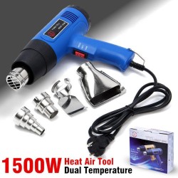 1500W 400-800℃ Dual Temperature Heat Air Gun Power Tool with 4 Nozzles 1500W 400-800℃ Dual Temperature Heat Air Gun Power Tool with 4 Nozzles