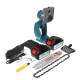 1500W 8inch Cordless Electric Chain Saw Brushless Motor Power Tools Rechargeable Lithium Battery