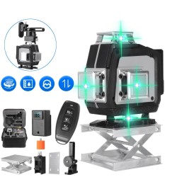 16 Line 360° Horizontal Vertical Cross 4D Green Light Laser Level Self-Leveling Measure Super Powerful Laser Beam 16 Line 360° Horizontal Vertical Cross 4D Green Light Laser Level Self-Leveling Measure Super Powerful Laser Beam