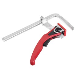 160mm Quick Guide Rail Clamp Adjustable Ratchet Fast F Fixed Clamp Carpenter Woodworking DIY Tool 160mm Quick Guide Rail Clamp Adjustable Ratchet Fast F Fixed Clamp Carpenter Woodworking DIY Tool