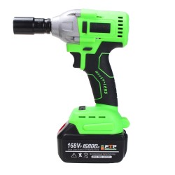 168VF 550N.m Cordless Electric Wrench One Battery One Charger