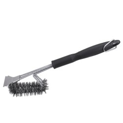 17inch BBQ Grill Brush Scraper Scrubber Barbecue Cleaning Tool Wire Kitchen Stainless Steel Cleaner 17inch BBQ Grill Brush Scraper Scrubber Barbecue Cleaning Tool Wire Kitchen Stainless Steel Cleaner