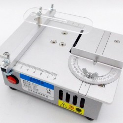 180W Multifunctional Mini Table Saw 0°-90° Multi-angle Cutting Woodworking Cutting Polishing Engraving Multi-Function Tools