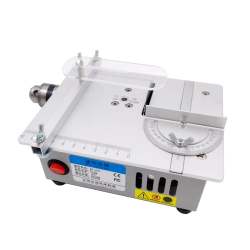 180W Multifunctional Mini Table Saw 0°-90° Multi-angle lifting function Cutting Woodworking Cutting Polishing Engraving Multi-Function Tools