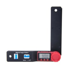180mm 0-200 ° Multifunction LCD Display Digital Angle Finder Level Tool Angle Ruler Inclinometer Electron Goniometer Protractor Meter Measuring Tool