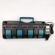 18V DC18SF 3A 4 Port Li-Ion Battery Charger for Makita 14.4V-18V BL1830 BL1840 BL1850 BL1860 BL1430 BL1440 BL1450 BL1460