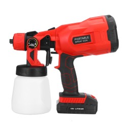 18V Electric Cordless Spray Guns 800ml Household Paint Sprayer High Pressure Flow Control Easy Airbrush 18V Electric Cordless Spray Guns 800ml Household Paint Sprayer High Pressure Flow Control Easy Airbrush