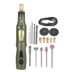 18pcs 3.6V USB Rechargeable DIY Electric Engraving Pen Carve Tool For Jewelry Metal Glass Ceramic 18pcs 3.6V USB Rechargeable DIY Electric Engraving Pen Carve Tool For Jewelry Metal Glass Ceramic