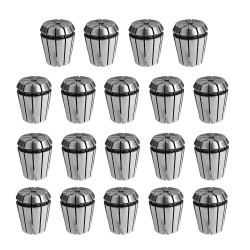 19Pcs ER32 2mm-20mm Precision Spring Chuck Set for CNC Workholding Engraving and Milling Lathe Tool 19Pcs ER32 2mm-20mm Precision Spring Chuck Set for CNC Workholding Engraving and Milling Lathe Tool