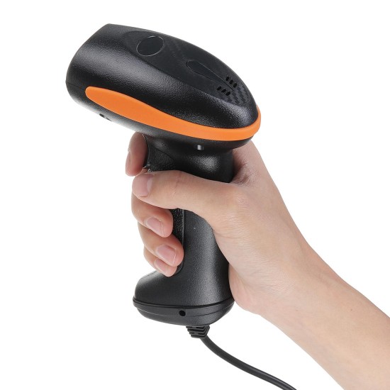 1D/2D 2.4G USB Handheld Wireless Cordless Barcode Scanner Scan Reader