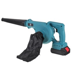 2 IN 1 Cordless Electric Air Blower Vacuum Suction Leaf Computer Dust Collector Cleaner W/ 1/2 Battery For Makita 2 IN 1 Cordless Electric Air Blower Vacuum Suction Leaf Computer Dust Collector Cleaner W/ 1/2 Battery For Makita