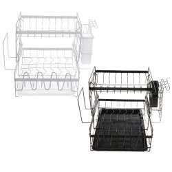 2 Tier Multifunctional Kitchen Drying Dish Rack over Sink Drainer Shelf 2 Tier Multifunctional Kitchen Drying Dish Rack over Sink Drainer Shelf