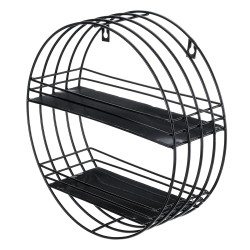 2 Tier Wall Shelf Iron Hanging Storage Holder Display Rack Organizer 2 Tier Wall Shelf Iron Hanging Storage Holder Display Rack Organizer