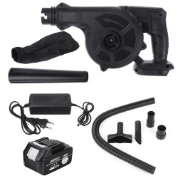 2 in 1 Cordless Electric Air Blower Garden Leaf Dust Car Cleaner Tool W/ None/1/2pcs Battery Also for Makita 18V Battery 2 in 1 Cordless Electric Air Blower Garden Leaf Dust Car Cleaner Tool W/ None/1/2pcs Battery Also for Makita 18V Battery