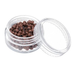 200Pcs Silicone Lined Nano Rings Beads 3.0mm Silicone Micro Bead For Nano Tip Hair Extensions