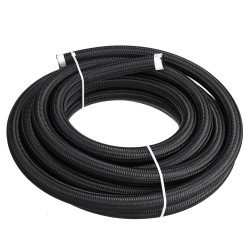 20FT AN4 AN6 AN8 AN10 Fuel Hose Oil Gas Line Pipe PTFE Nylon Stainless Steel Hose 20FT AN4 AN6 AN8 AN10 Fuel Hose Oil Gas Line Pipe PTFE Nylon Stainless Steel Hose