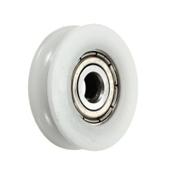 20Pcs 5x24x7mm U Notch Nylon Round Pulley Wheel Roller For 3.8mm Rope Ball Bearing 20Pcs 5x24x7mm U Notch Nylon Round Pulley Wheel Roller For 3.8mm Rope Ball Bearing