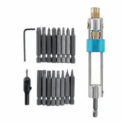 20pcs/Set Countersink Drill Bit HSS Screwdriver Tools Drill Driver Kit Flip Drive Portable LZ 20pcs/Set Countersink Drill Bit HSS Screwdriver Tools Drill Driver Kit Flip Drive Portable LZ