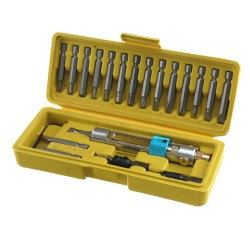 20pcs/Set Countersink Drill Bit HSS Screwdriver Tools Drill Driver Kit Flip Drive Portable LZ 20pcs/Set Countersink Drill Bit HSS Screwdriver Tools Drill Driver Kit Flip Drive Portable LZ