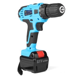 21V 1.5Ah Lithium-ion Cordless Hammer Drill Driver Kit With 2 Speed 21V 1.5Ah Lithium-ion Cordless Hammer Drill Driver Kit With 2 Speed