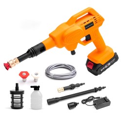 21V Cordless High Pressure Car Washer Spray Water Cleaner Wash Pressure Water Nozzle Cleaning Machine 21V Cordless High Pressure Car Washer Spray Water Cleaner Wash Pressure Water Nozzle Cleaning Machine