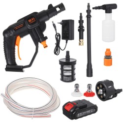 21V High Pressure Washer Cordless Car Washing Machine Garden Watering Guns W/ Battery