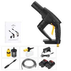 21V Wireless High Pressure Washer Portable Car Washing Machine Water Cleaner Spray Guns W/ None/1/2 Battery 21V Wireless High Pressure Washer Portable Car Washing Machine Water Cleaner Spray Guns W/ None/1/2 Battery