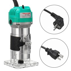 2200W 110V/220V Electric Hand Trimmer 1/4 Inch Corded Wood Laminate Palm Router 30000RMP 2200W 110V/220V Electric Hand Trimmer 1/4 Inch Corded Wood Laminate Palm Router 30000RMP
