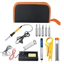 220V 60W Solder Iron Kit Electronic Welding Iron Tool Adjustable Temperature 220V 60W Solder Iron Kit Electronic Welding Iron Tool Adjustable Temperature