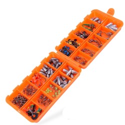226Pcs Fishing Accessories Tackle Kits Jig Hooks Sinkers Swivels For Freshwater 226Pcs Fishing Accessories Tackle Kits Jig Hooks Sinkers Swivels For Freshwater