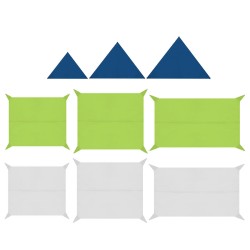 2/3/3.6/4M Sun Shade Sail Outdoor Canopy Patio UV Block Garden Shelter Triangle Rectangle Cover 2/3/3.6/4M Sun Shade Sail Outdoor Canopy Patio UV Block Garden Shelter Triangle Rectangle Cover