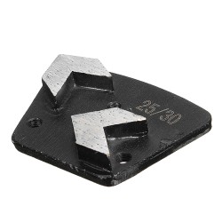 25/30 Grit Medium Bond Plate Trapezoid Grinding Disc for Bolt On Grinders 25/30 Grit Medium Bond Plate Trapezoid Grinding Disc for Bolt On Grinders