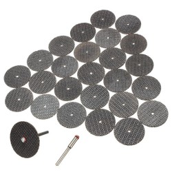 25Pcs Resin Cutting Wheel Disc + Mandrel Rotary Tool 25Pcs Resin Cutting Wheel Disc + Mandrel Rotary Tool