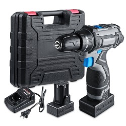 25V Cordless Drill Screwdriver Mini Wireless Power Driver With 2 Lithium-Ion Battery 25V Cordless Drill Screwdriver Mini Wireless Power Driver With 2 Lithium-Ion Battery
