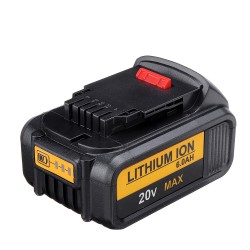 2Pcs 20V 4.0Ah Replaceable Power Tool Battery Replacement For Dew DCB200/180/181/182/184 DCB201 DCB203 DCB204 DCB205 XR Cordless Battery Power Tool