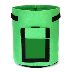 2Pcs 7 Gallon 25L Green Potato Planting Bag Pot Planter Vegetable Container Growing Garden 2Pcs 7 Gallon 25L Green Potato Planting Bag Pot Planter Vegetable Container Growing Garden