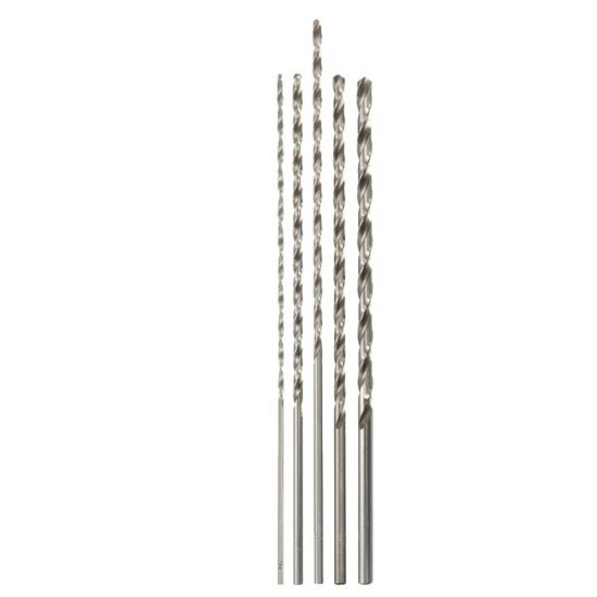 2mm To 5mm Diameter Extra Long HSS Auger Twist Drill Bit Straigth Shank 160mm