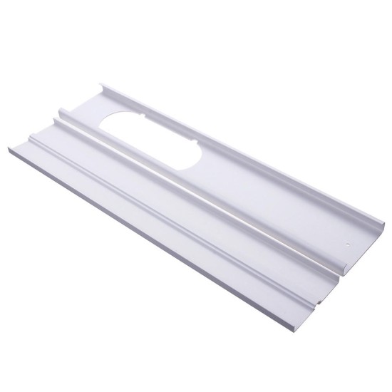 2pcs 55-110cm Adjustable Window Slide Kit Plate Air Conditioner Wind Shield For Portable Air Conditioner