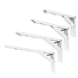 2pcs 8/10/12/14 Inch Folding Triangle Bracket Heavy Duty Steel L-Shaped Storage Wall Shelf Bracket 2pcs 8/10/12/14 Inch Folding Triangle Bracket Heavy Duty Steel L-Shaped Storage Wall Shelf Bracket