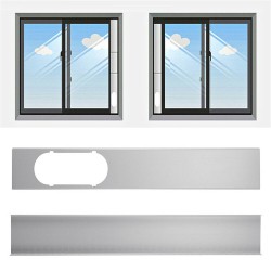 2pcs Adjustable Window Slide Kit Plate Air Conditioner Wind Shield For Portable Air Conditioner 2pcs Adjustable Window Slide Kit Plate Air Conditioner Wind Shield For Portable Air Conditioner