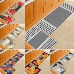 2pcs Kitchen Floor Carpet Non-Slip Area Rug Living Room Washable Door Mat Set 2pcs Kitchen Floor Carpet Non-Slip Area Rug Living Room Washable Door Mat Set