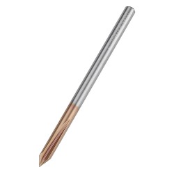 3 Flutes 60 Degree Chamfering Mill AlTiN Coated HRC55 2/3/4/5/6/7/8mm Tungsten Steel Milling Cutter 3 Flutes 60 Degree Chamfering Mill AlTiN Coated HRC55 2/3/4/5/6/7/8mm Tungsten Steel Milling Cutter