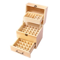 3 Layers Wooden Storage Box Case Essential Oil Bottles Aromatherapy Kitchen Storage Container 3 Layers Wooden Storage Box Case Essential Oil Bottles Aromatherapy Kitchen Storage Container
