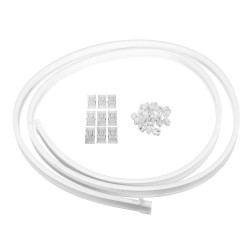 3 Meter Cuttable Bendable Curtain Track Rail for Straight Bay Windows Caravan Curtain Rod 3 Meter Cuttable Bendable Curtain Track Rail for Straight Bay Windows Caravan Curtain Rod