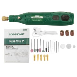3 Speeds USB Rechargeable Electric Rotary Tool Drill Grinder Set Metal Wood Jewelry Polishing Engraving Tool 3 Speeds USB Rechargeable Electric Rotary Tool Drill Grinder Set Metal Wood Jewelry Polishing Engraving Tool